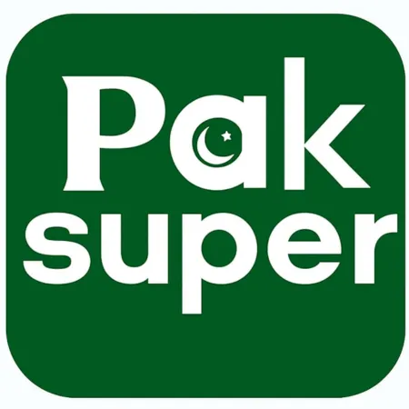 Pak Super Casino app icon — white wordmark with a crescent on Pakistan green